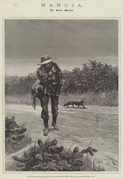 Maruja, av Bret Harte av Richard Caton Woodville junior