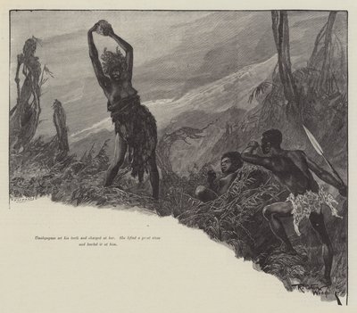 Liljan Nada, av H Rider Haggard av Richard Caton Woodville junior