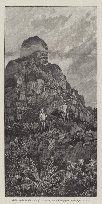 Liljan Nada, av H Rider Haggard av Richard Caton Woodville junior