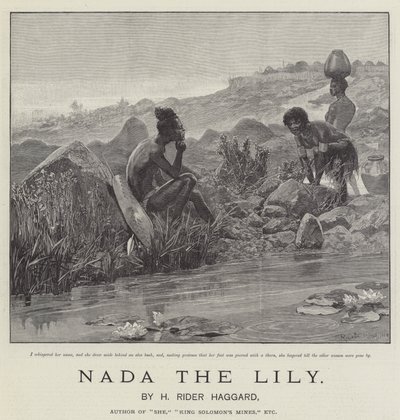Liljan Nada, av H Rider Haggard av Richard Caton Woodville junior