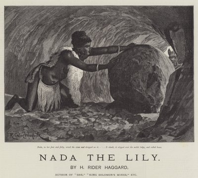 Liljan Nada, av H Rider Haggard av Richard Caton Woodville junior