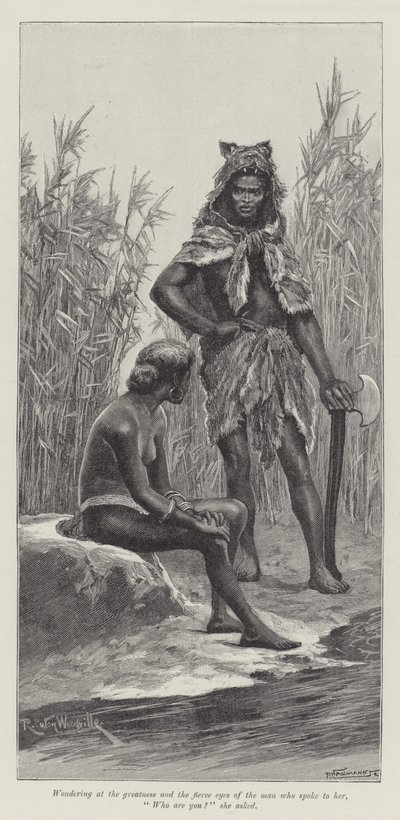 Liljan Nada, av H Rider Haggard av Richard Caton Woodville junior