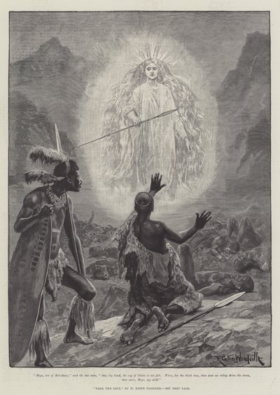 Liljan Nada, av H Rider Haggard av Richard Caton Woodville junior