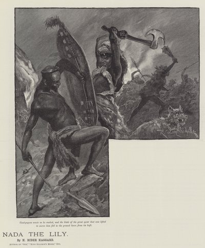 Liljan Nada, av H Rider Haggard av Richard Caton Woodville junior