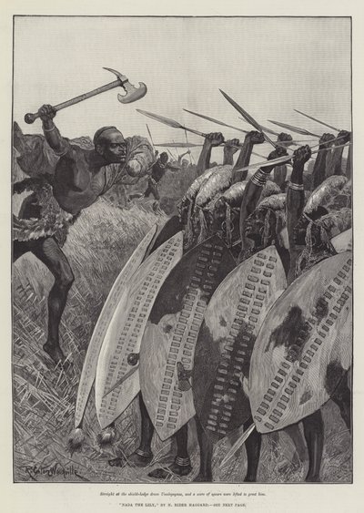 Liljan Nada, av H Rider Haggard av Richard Caton Woodville junior