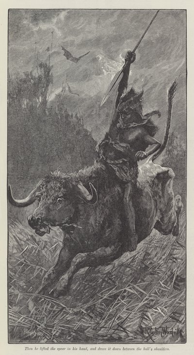 Liljan Nada, av H Rider Haggard av Richard Caton Woodville junior