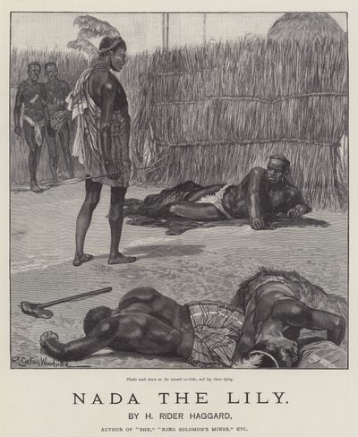 Liljan Nada, av H Rider Haggard av Richard Caton Woodville junior