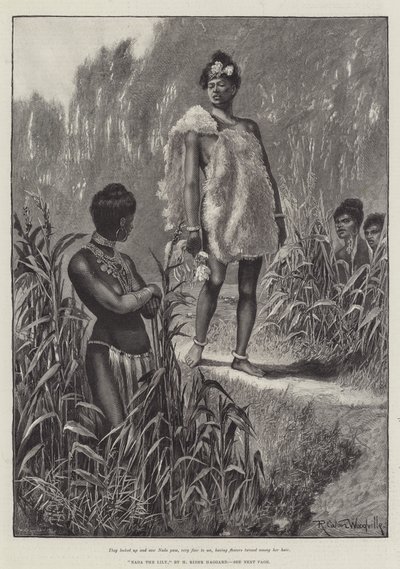 Liljan Nada, av H Rider Haggard av Richard Caton Woodville junior