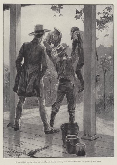 Mannen och berget, av Bret Harte av Richard Caton Woodville junior