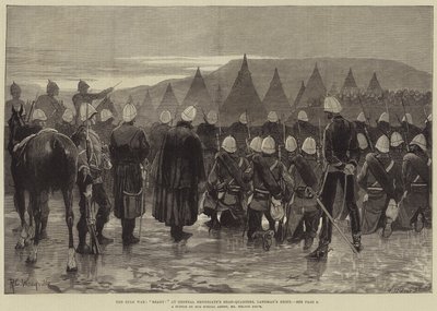 Zulukriget, redo! vid general Newdigates högkvarter, Landman