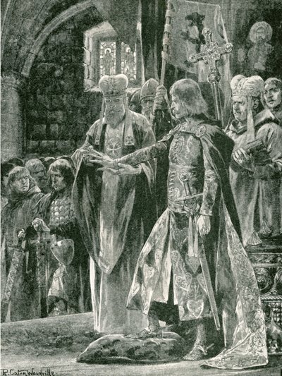 Vilhelm II:s insats med ringen, söndagen den 26 september 1087 av Richard Caton Woodville junior