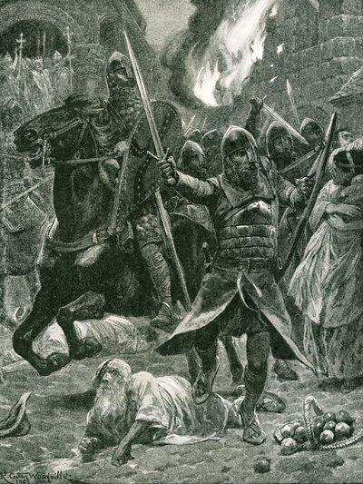 Resultatet av erkännandet av William I, juldagen, 1066 av Richard Caton Woodville junior