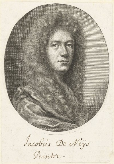 Porträtt av målaren Jacob Denys av Richard Collin