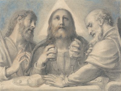 Kvällsmat på Emmaus av Richard Cosway