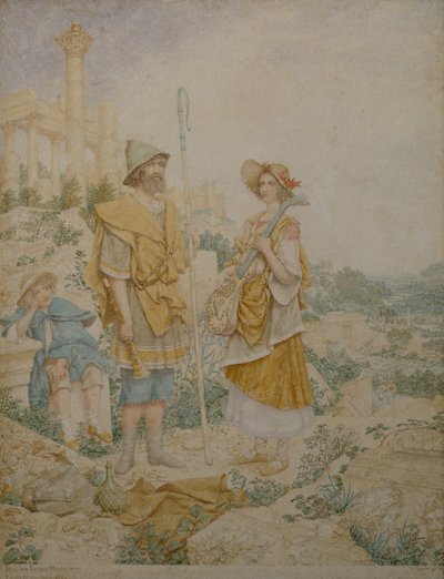 Italienska rustika musiker av Richard Dadd