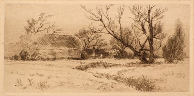 Old Farm Court Road, Dulwich (etsning) av Richard Davidson Winter