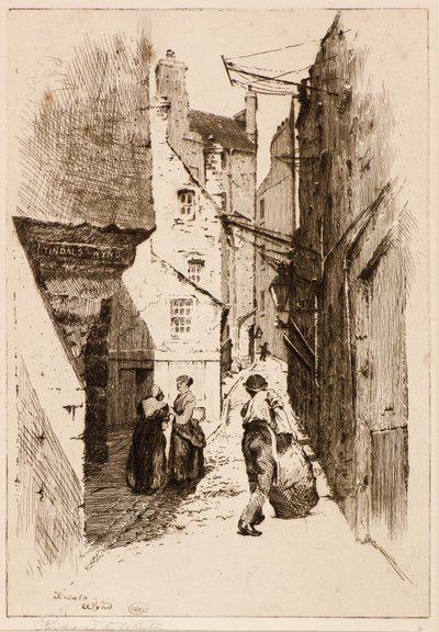 Tindals Wynd (etsning) av Richard Davidson Winter