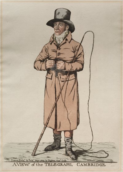 A View of the Telegraph, Cambridge av Richard Dighton