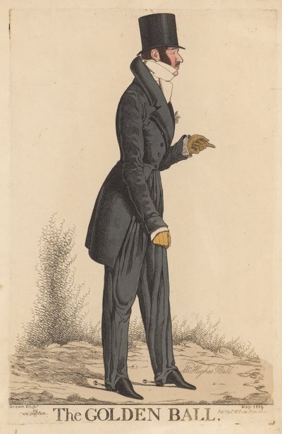 Edward Hughes Ball Hughes; Guldbollen av Richard Dighton