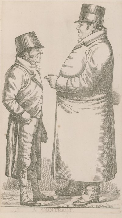 Damington och Tremloe, Ett kontrakt av Richard Dighton