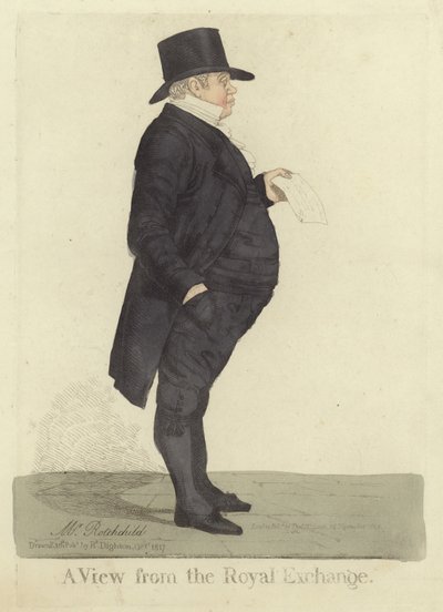 Nathan Mayer Rothschild, 1817 av Richard Dighton