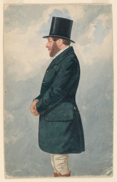 Porträtt av George Beets av Richard Dighton