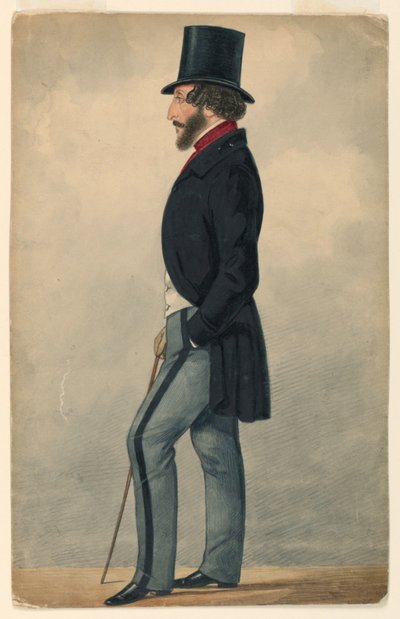 Porträtt av Lord Beauclerk av Richard Dighton