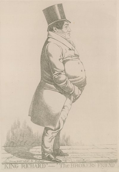 Richard Heals (eller Heale); kung Richard, mäklarnas vän av Richard Dighton
