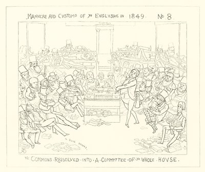 1849, Commons beslutade i en kommitté för hela huset av Richard Doyle