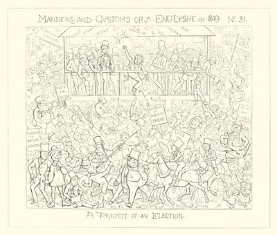 1849, Utsikten till ett val av Richard Doyle