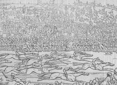 Maners and Customs of ye English New Series No. 8: Ye Derbye Daye 1849 av Richard Doyle