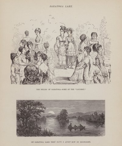 Sida från The American Tour of Mrs Brown, Jones and Robinson (gravyr) av Richard Doyle
