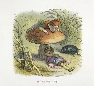 Elf-kungen sover av Richard Doyle