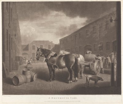 En brygghusgård av Richard Earlom