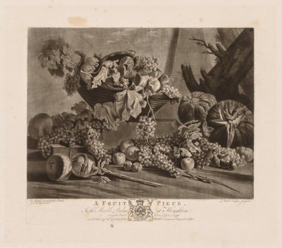 Ett fruktstycke, 1776. av Richard Earlom
