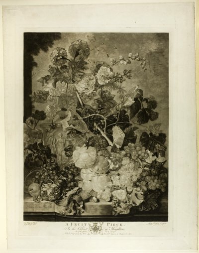A Fruit Piece, från The Houghton Gallery av Richard Earlom