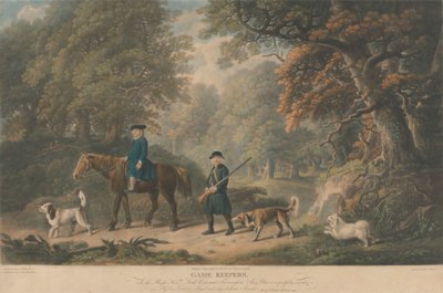 Game Keepers. Till höger ärade. Lord Viscount Torrington av Richard Earlom