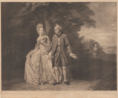 Thomas King och Mrs Baddeley av Richard Earlom