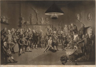 Kungliga Konsthögskolan av Richard Earlom, after Johann Zoffany