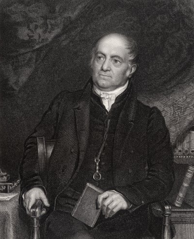 Olinthus Gilbert Gregory, graverad av H. Robinson, från "National Portrait Gallery, volume V", publicerad omkring 1835. av Richard Evans
