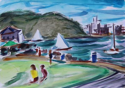 Bay, Tiburon, 2020 av Richard Fox