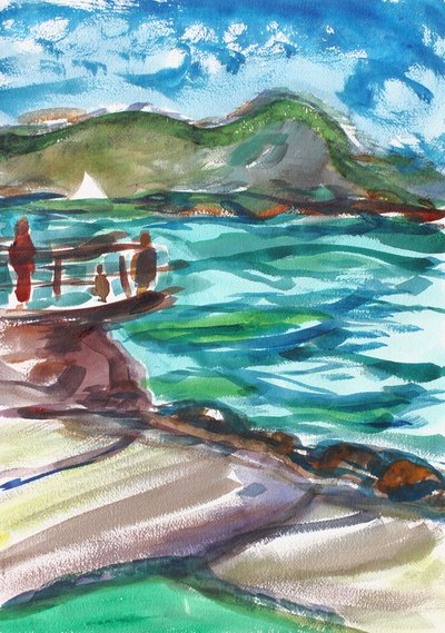 Elephant Rock, Tiburon, 2020 av Richard Fox