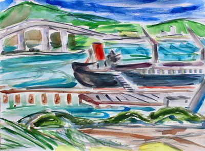 Skicka till stranden, 2020 av Richard Fox