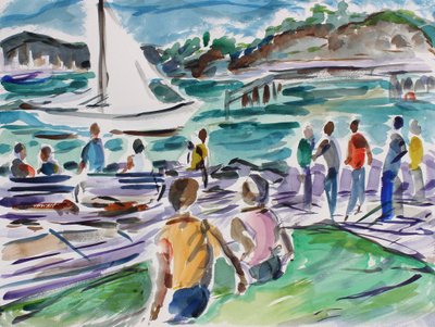 Tiburon Promenade, 2017 av Richard Fox