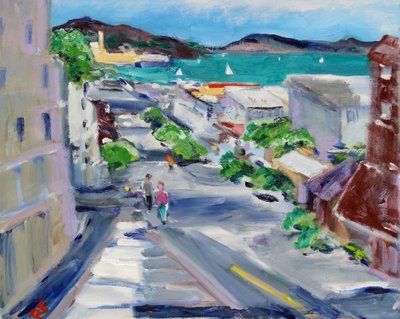 Utsikt från Russian Hill, 2020 av Richard Fox