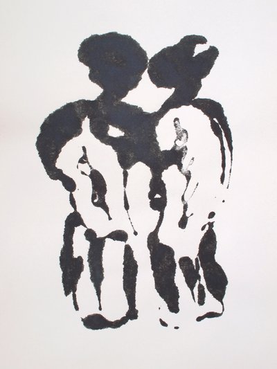 Utan titel, 2010 (monotypi) av Richard Green