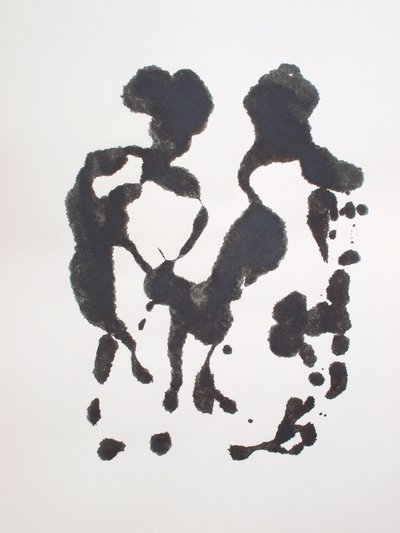 Utan titel, 2010 (monotypi) av Richard Green