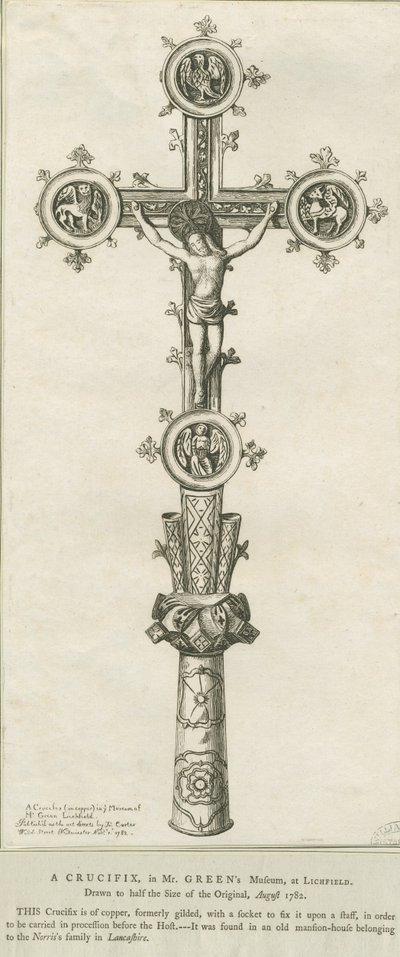 Lichfield - Krucifix: etsning, augusti 1782 (tryck) av Richard Greene