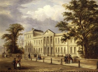 St. Andrews Street, Cambridge, Främre ingången till Emmanuel College av Richard Harraden