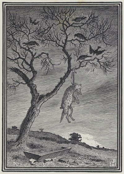 Vargen i fårkläder (gravyr) av Richard Heighway